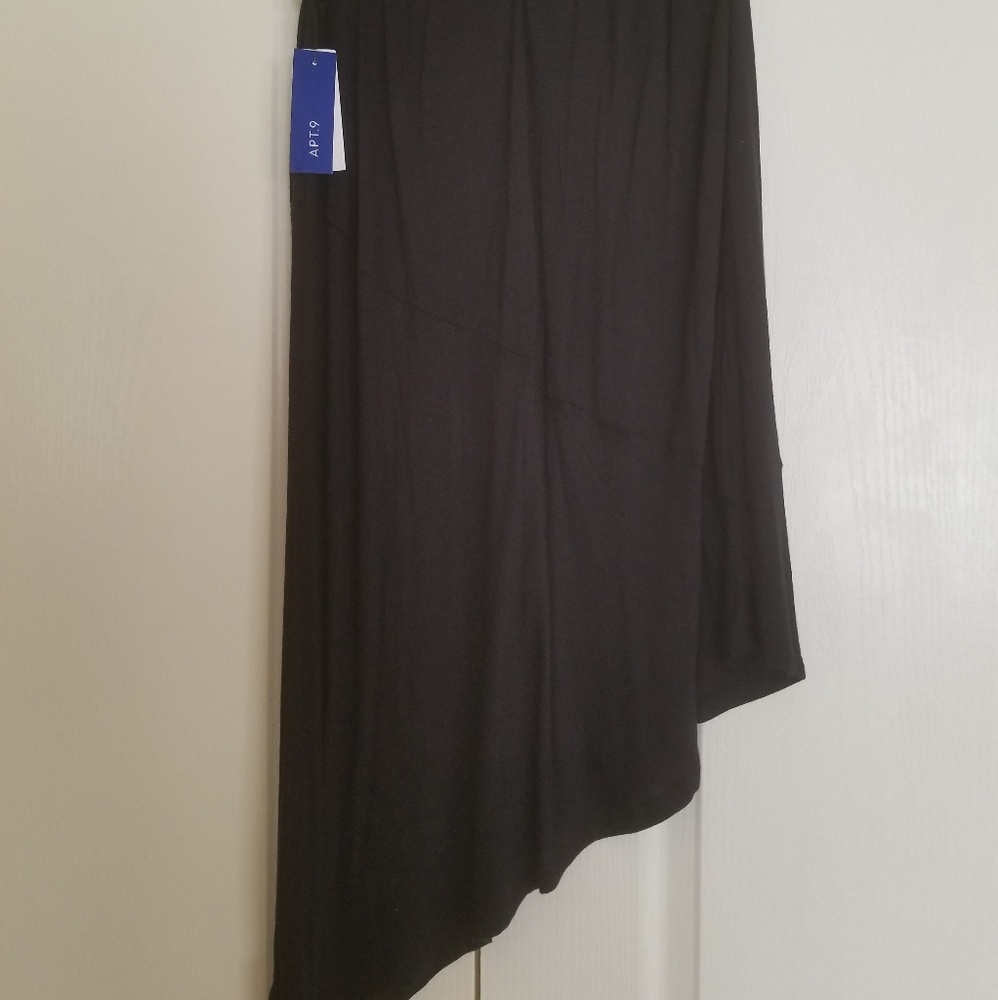 NWT Apt 9 Black Asymmetrical Skirt